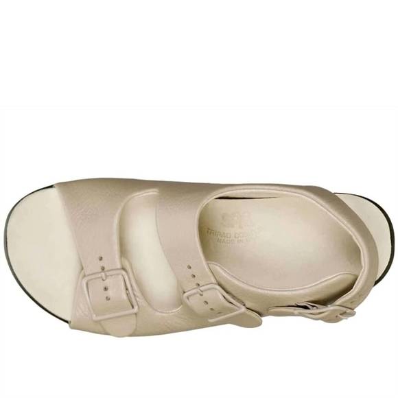 NEW SAS women's relaxed heel strap sandal in natural - Picture 3 of 4